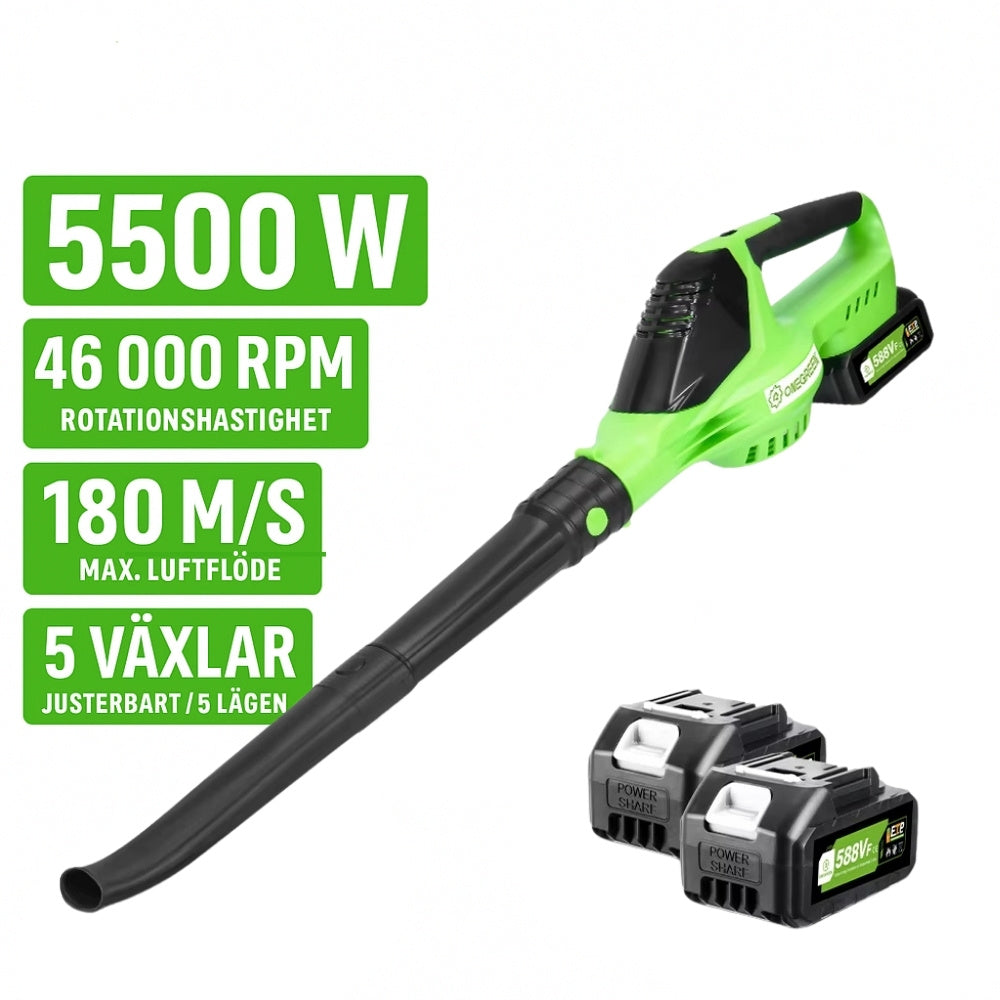 MAXFORCE Sladdlös Lövblås